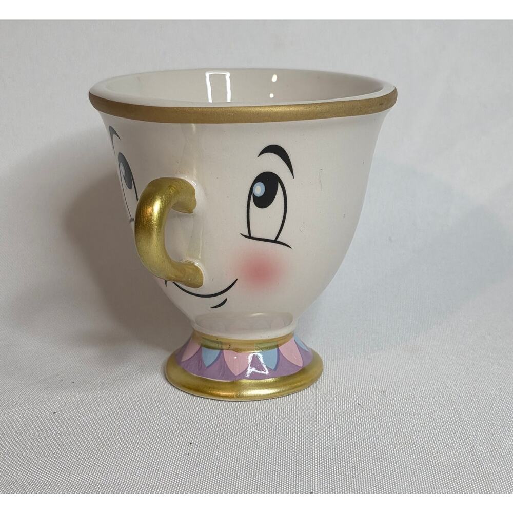 Disney Chip Beauty & The Beast Cup Character Glass Teacup